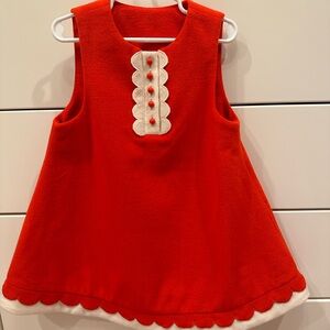 Mes kids des fleurs Christmas dress. Size 120 (5T) EUC